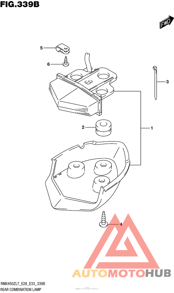 Rear Combination Lamp (Rmx450Zl7 E33)