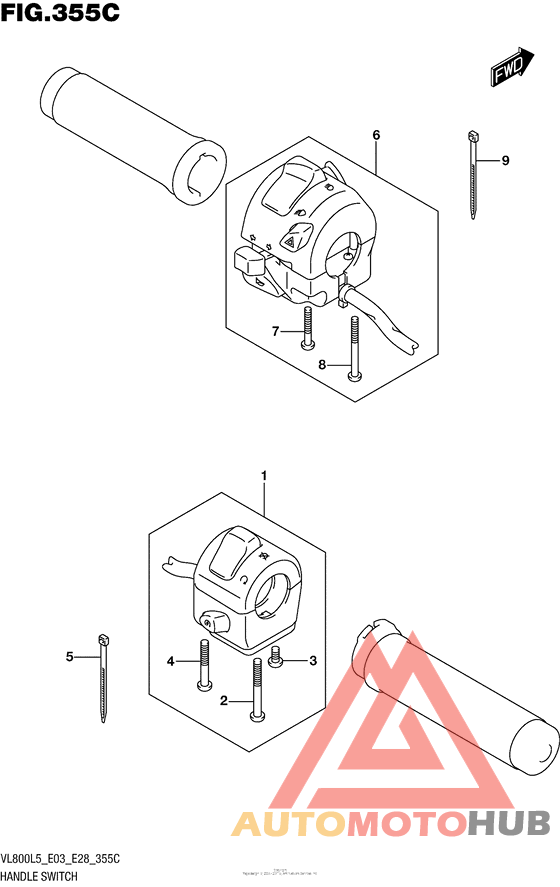 Handle Switch (Vl800Tl5 E03)