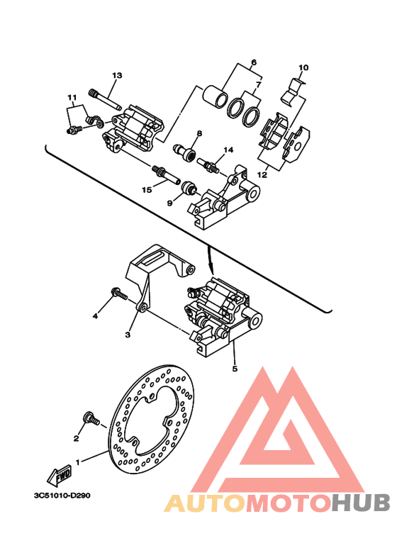 Задний суппорт
