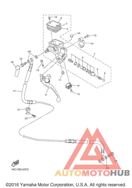 Передний торм. цилиндр 2