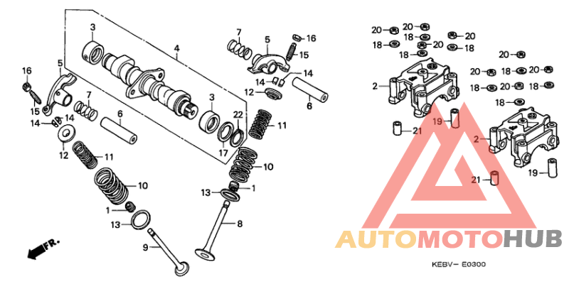 Распред вал/клапана