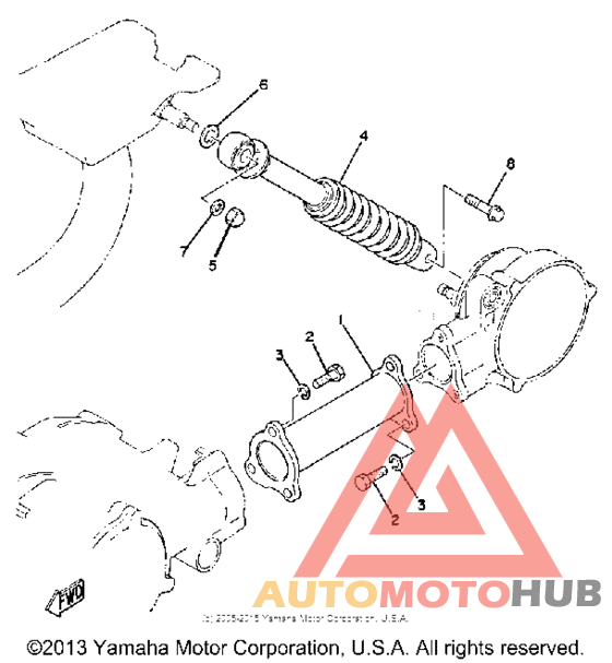 Rear arm-suspension