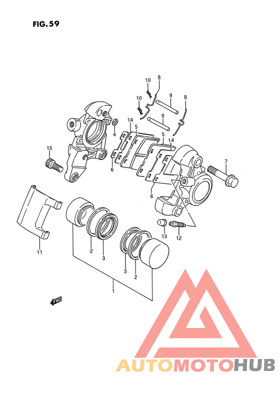 Задний суппорт