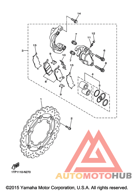Передний суппорт