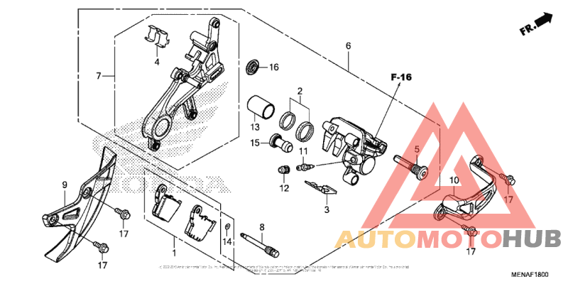 Задний суппорт