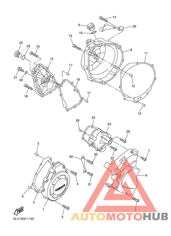 Крышка картера двигателя