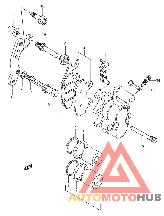 Передний суппорт