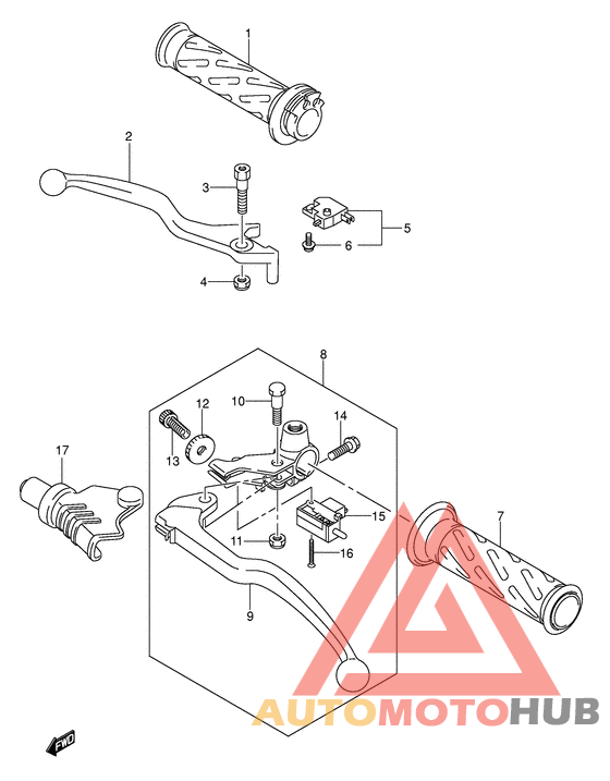 Рулевой рычаг