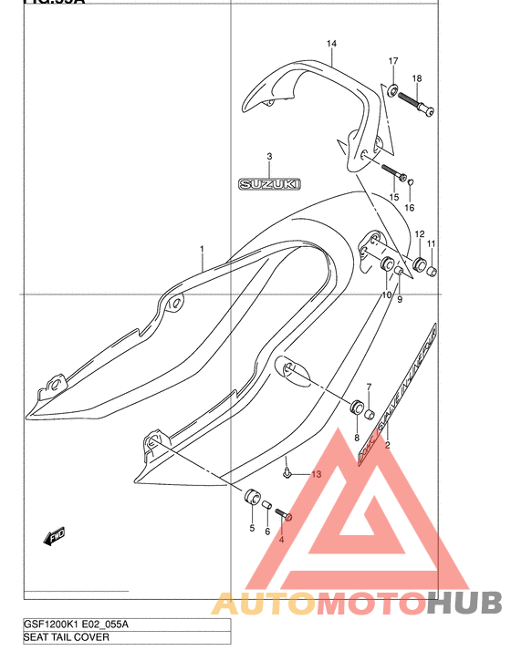 Обтекатель сидения