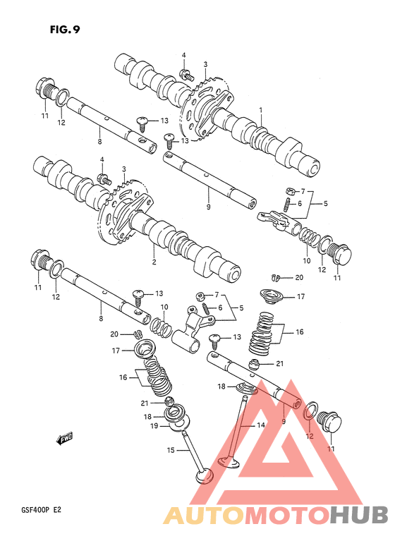 Распред вал-клапана