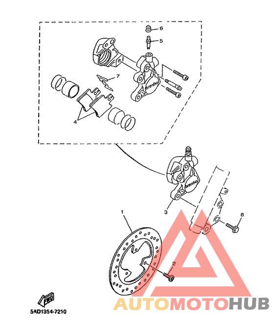 Передний суппорт