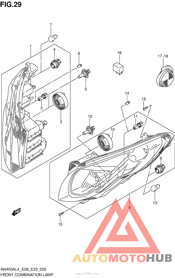 Front Combination Lamp