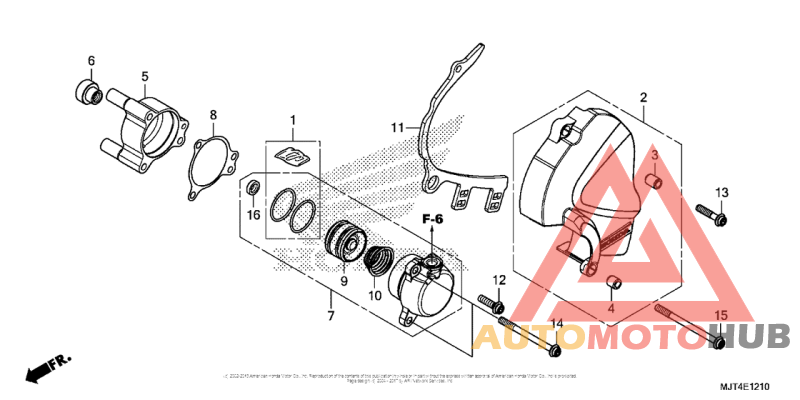 Left Rear Cover + Clutch Slave Cylinder