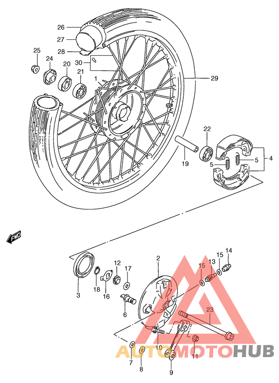 Transom + tube