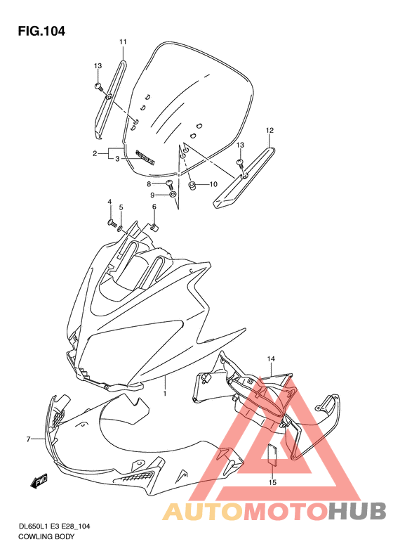 Cowling body