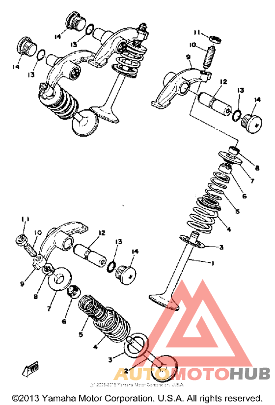 Valve rocker arm
