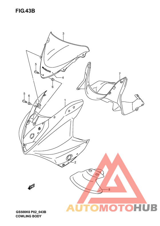 Cowling body