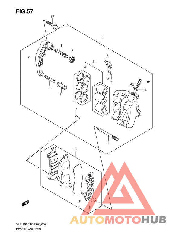 Передний суппорт