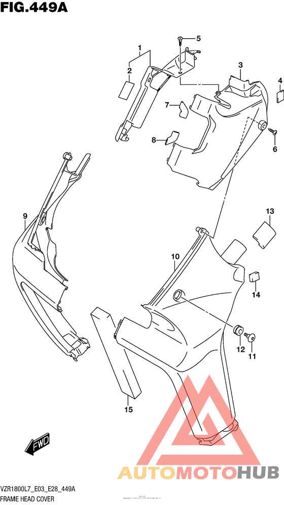 Frame Head Cover (Vzr1800L7 E28)