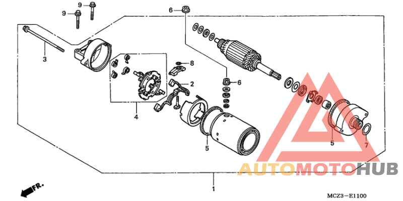Стартерный мотор