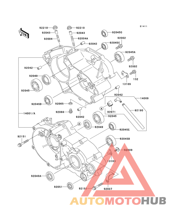 Картер двигателя