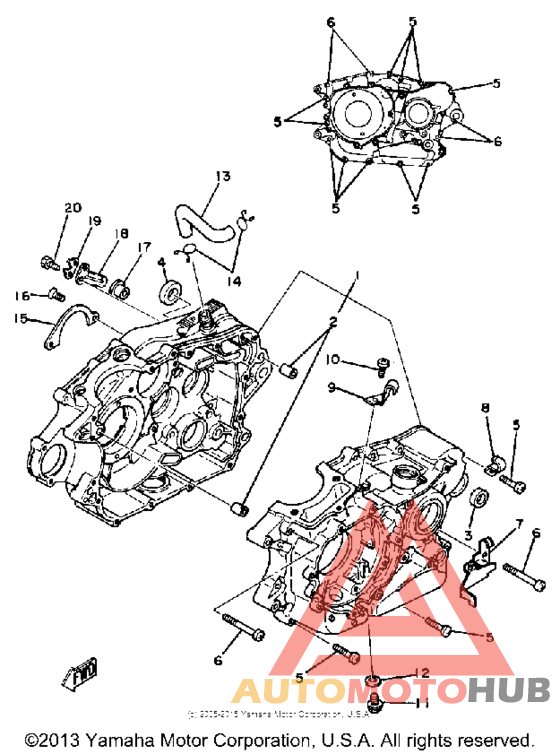 Картер двигателя