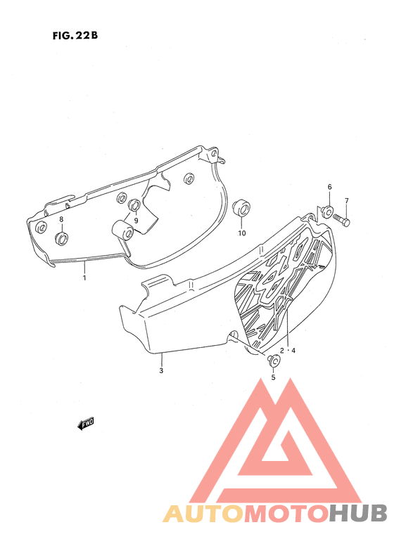 Обтекатель задний