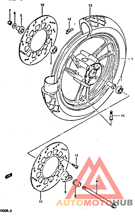 Wheel assy fr
