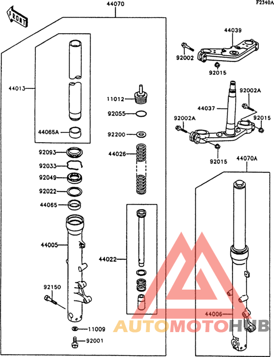 Front fork(zg1000-a9)