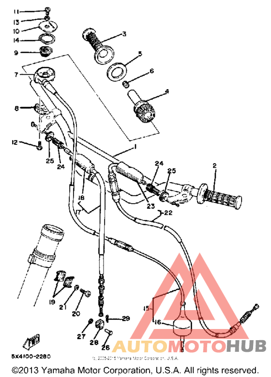 Handlebar-cable