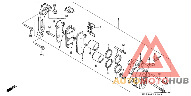 Передний суппорт