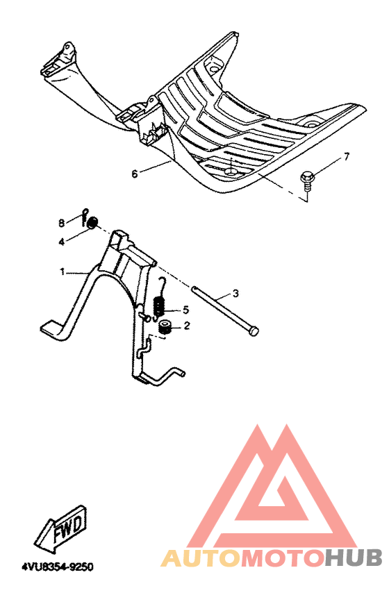 Support repose-pieds