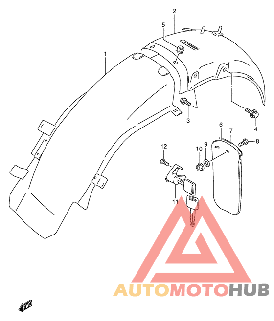 Заднее крыло