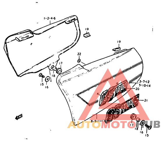 Обтекатель задний