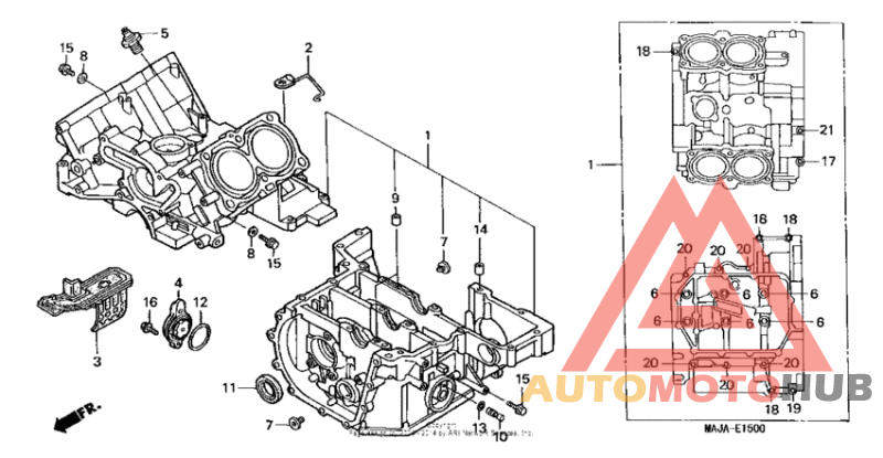 Картер двигателя
