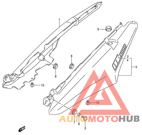 Обтекатель сидения