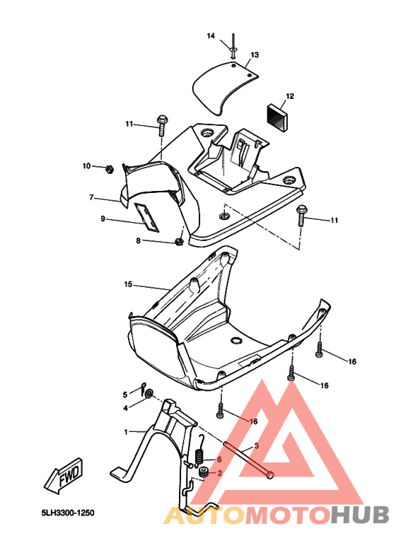 Support & repose pied