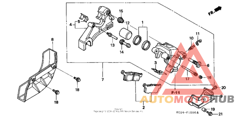 Задний суппорт
