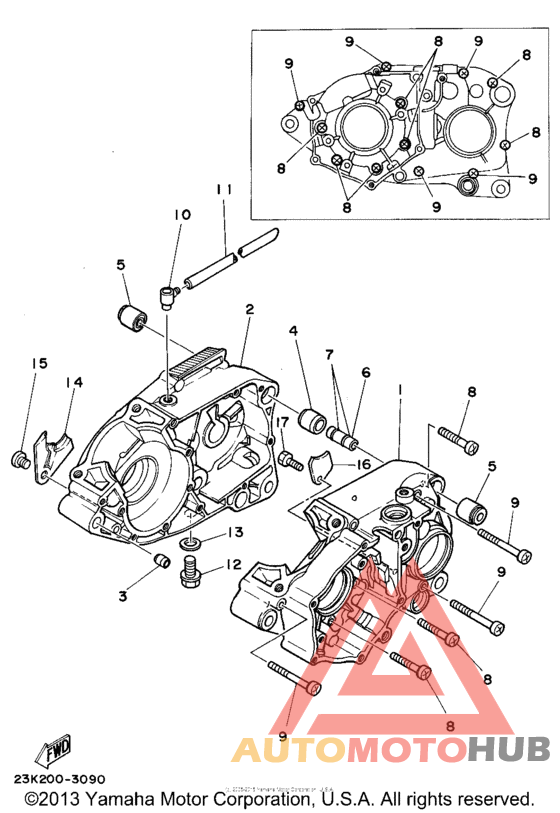 Картер двигателя