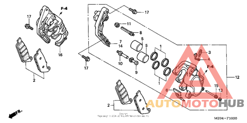 Передний суппорт