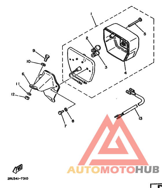 Taillight unit ass`y