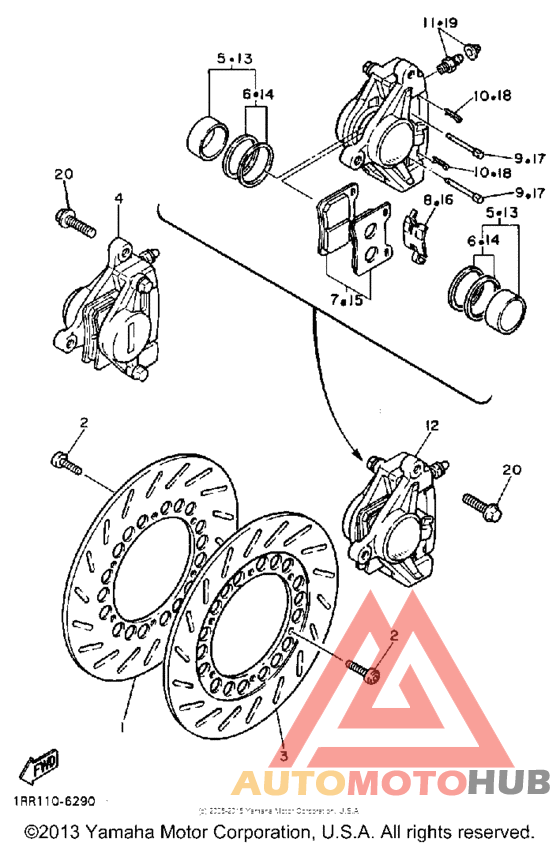 Передний суппорт