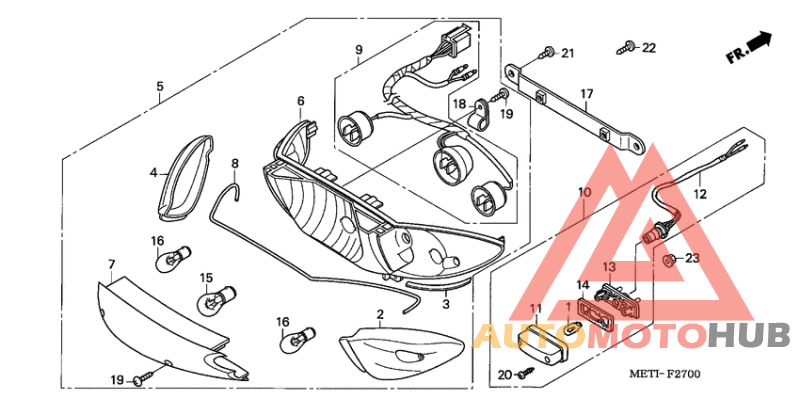 Задний фонарь