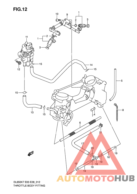 Throttle body fitting