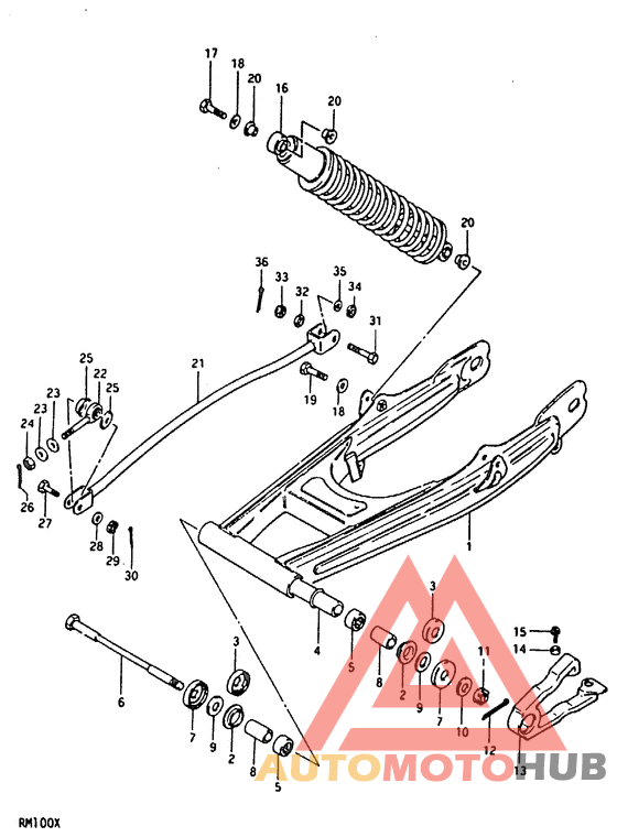 Маятник задний