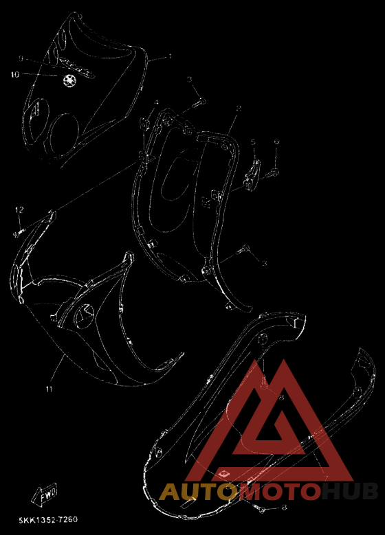 Щиток облицовочный