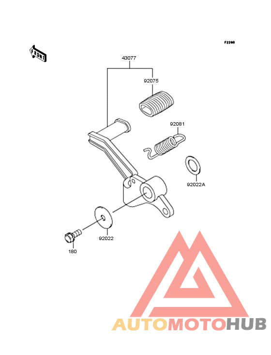 Педаль тормоза