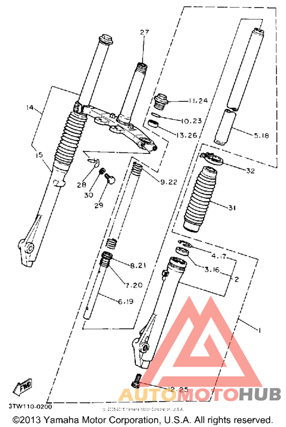 Передняя вилка