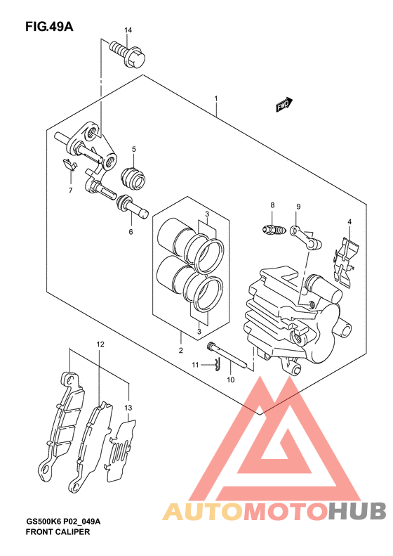 Передний суппорт