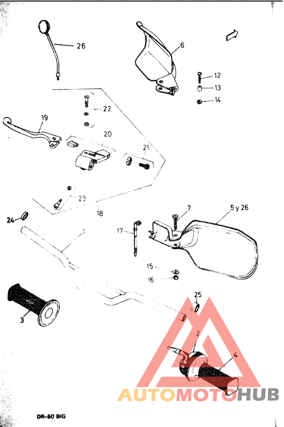 Руль and brake lever
